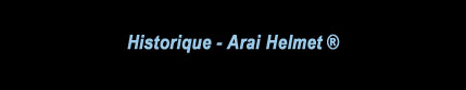 Historique Arai helmet