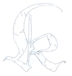 Le K du logo.